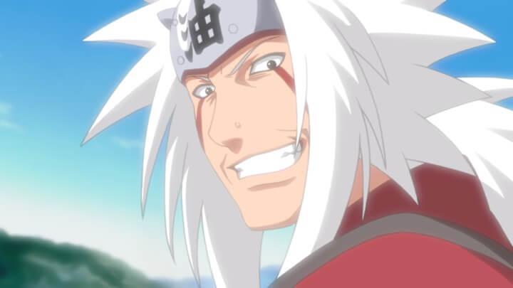 Jiraiya sonriendo