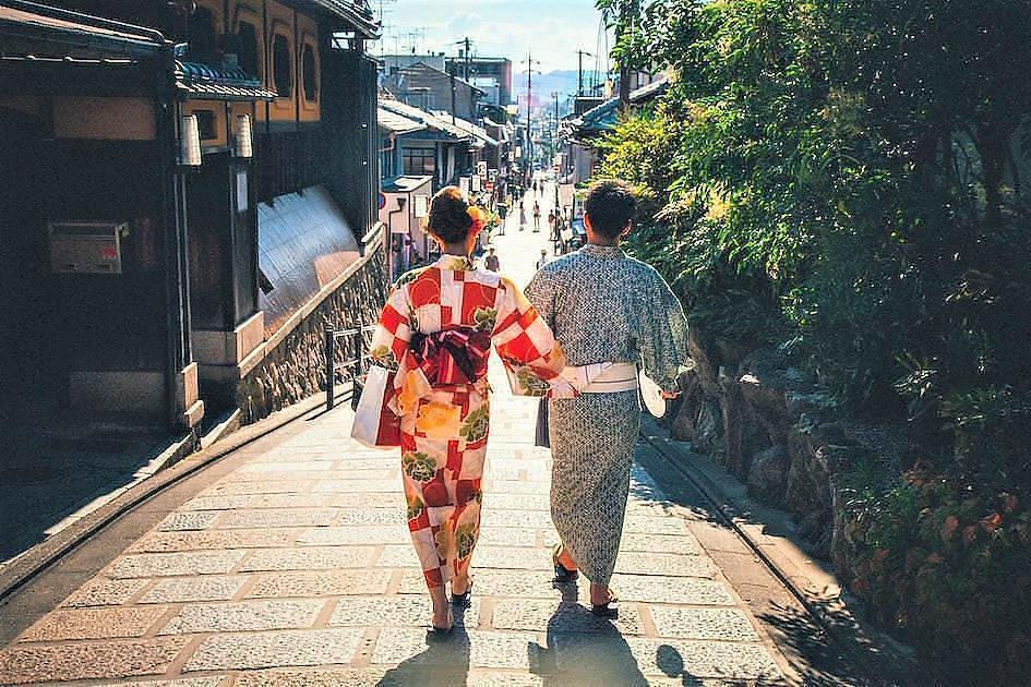 Yukata à Kyoto