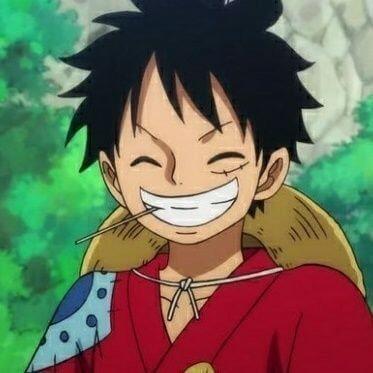 luffy gembira
