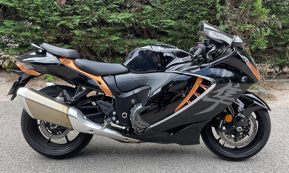 7. La moto Suzuki Hayabusa