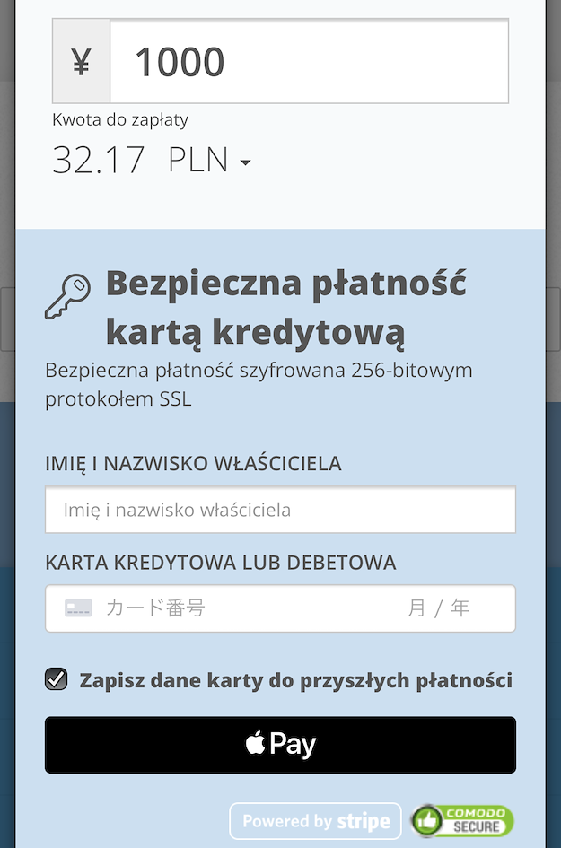 Płatność na googlepay