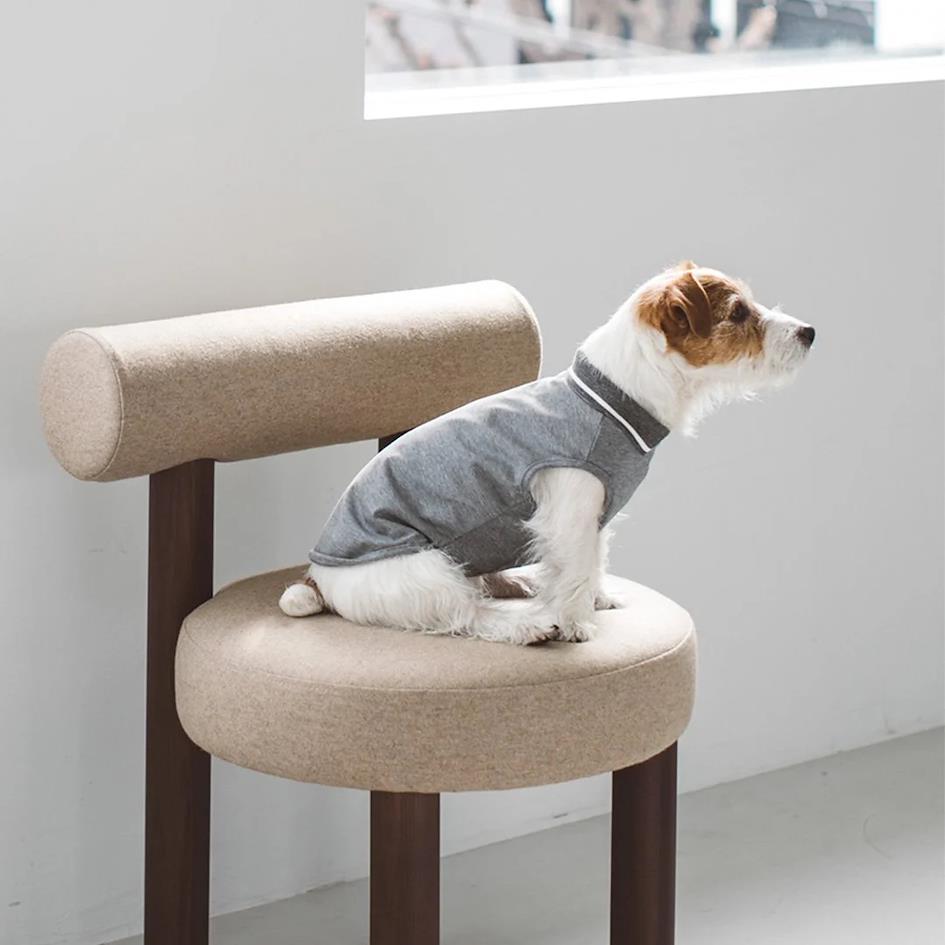 史努比背帶褲
日本限定狗狗寵物服飾品牌推薦 4.free stitch 圓領POLO衫