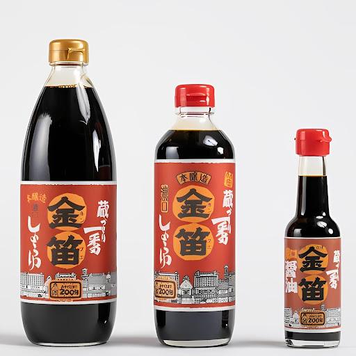 【笛木醤油】蔵づくり1番 金笛しょうゆ
