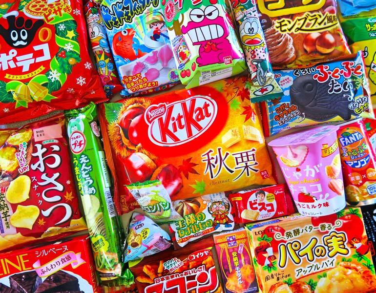 snacks do Japão