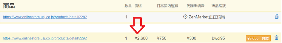 USJ代購教學 商品已經加到購物車裡