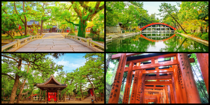 ضريح Sumiyoshi Taisha - أفضل الأماكن السياحية في أوساكا اليابان
