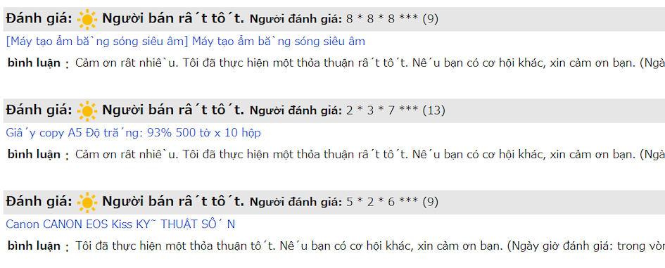 đánh giá