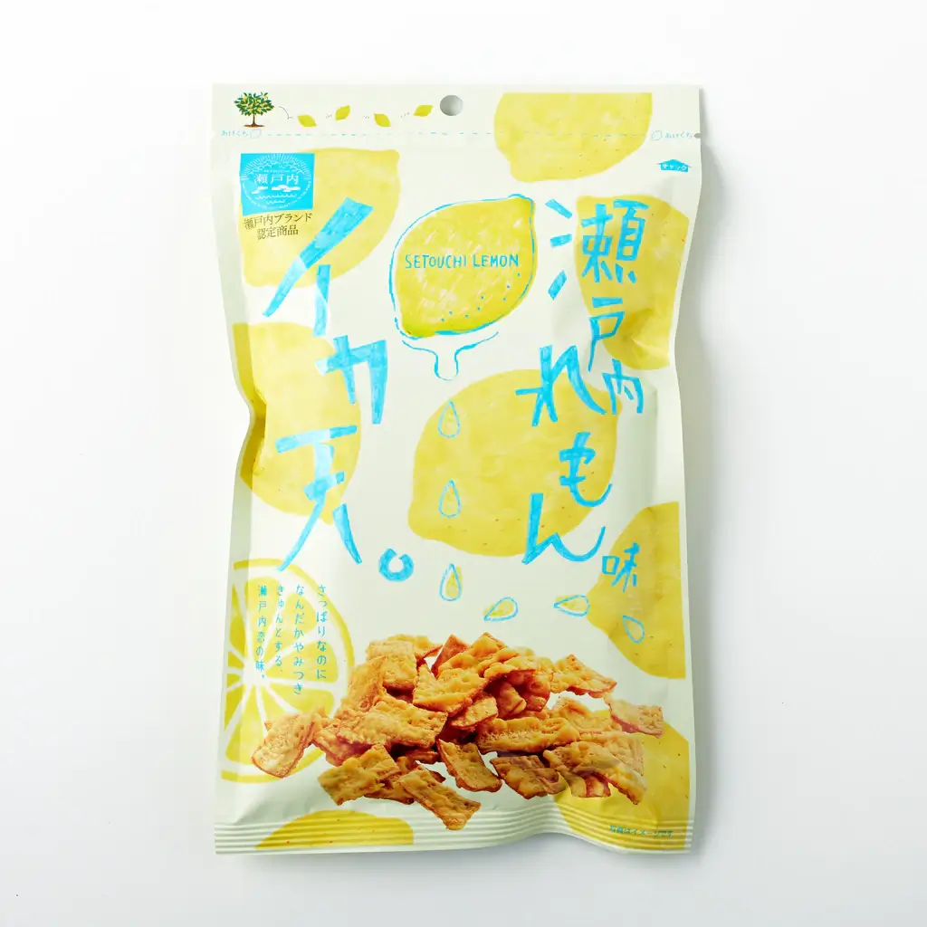 4. まるか食品|瀨戶內檸檬風味花枝脆餅