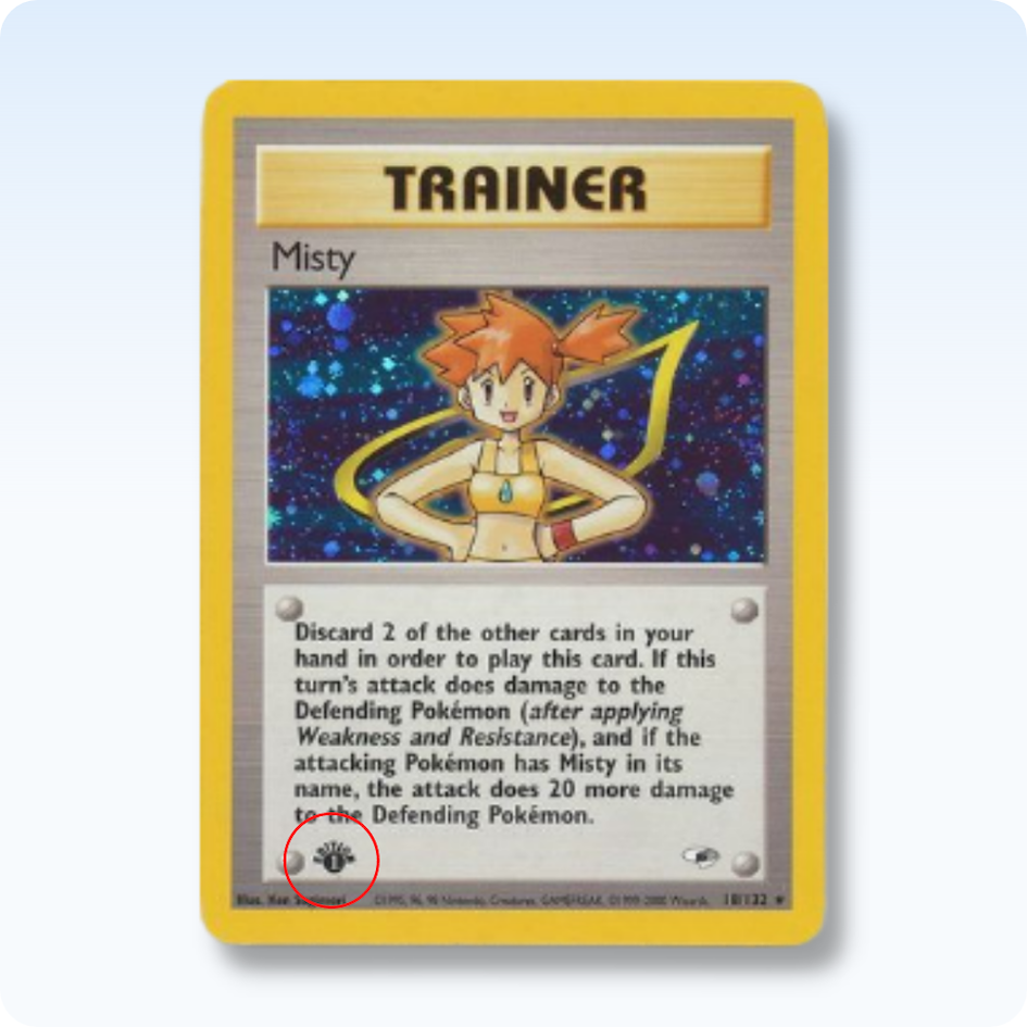 carta pokémon prima edizione allenatore