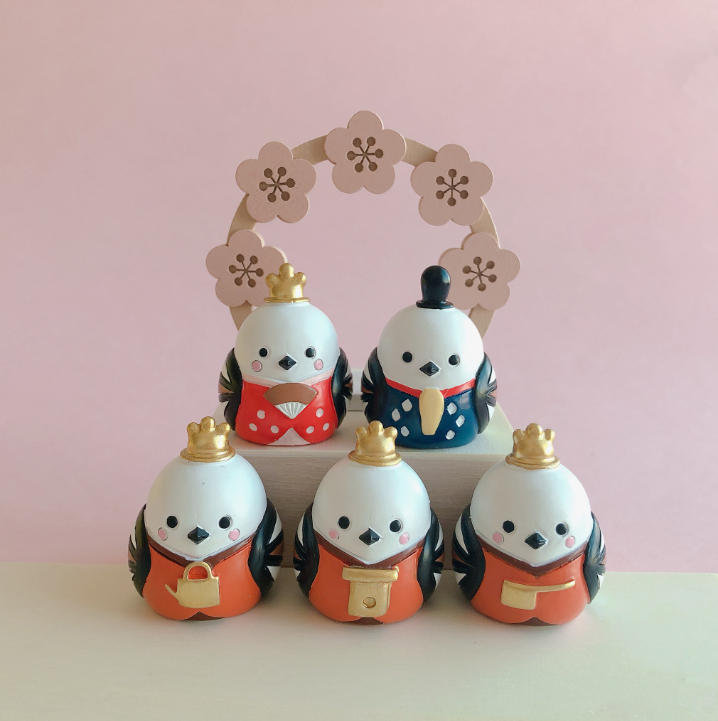 Personnages d'animation Shimaenaga, penguin mignon