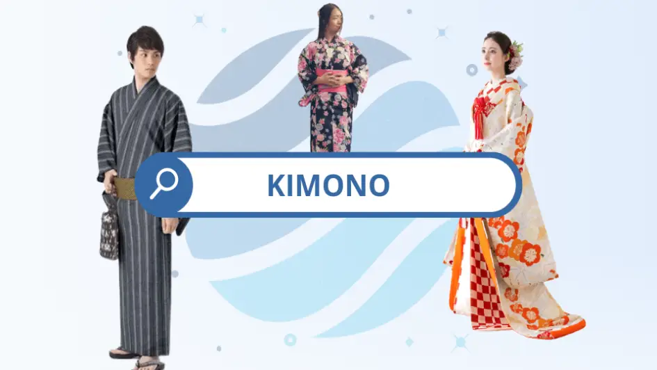 Kup kimono z Japonii