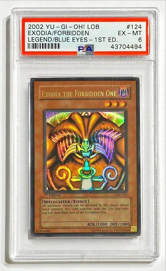 ZenMarket Yu-Gi-Oh! Cards Exodia the Forbidden One LOB 1st Edition 2002 Card