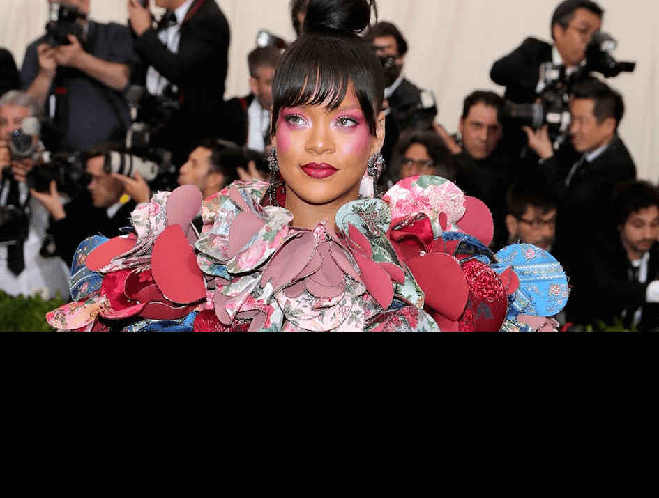 Rhianna wearing Comme Des Garcons 