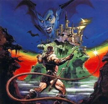 Original Castlevania Box Art 1986.