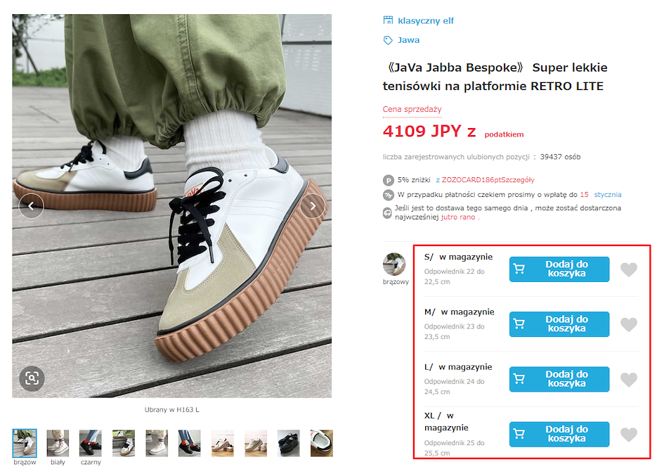 Kupuj modne ubrania prosto z Japonii na ZOZOTOWN z ZenMarket