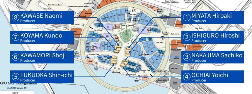 EXPO2025 主要園區規劃 2.5 主題館區