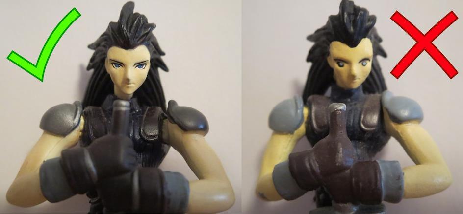 Fake figurine articul&eacute;e Zack Final Fantasy