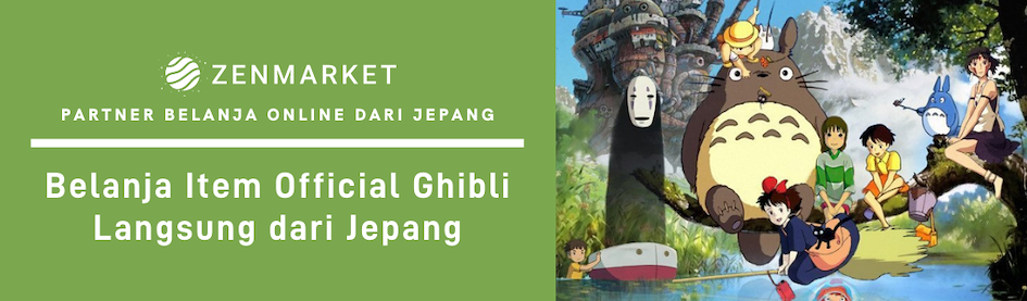 belanja item official ghibli di ZenMarket