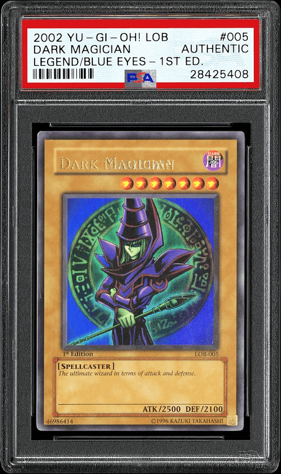 การ์ด Dark Magician LOB 1st Edition (2002)