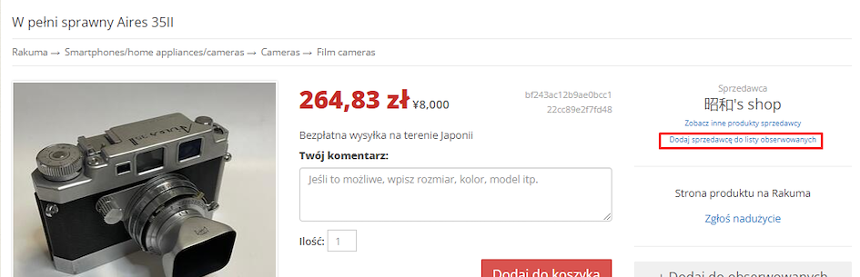 Kupuj łatwo z Rakuma Japan na ZenMarket