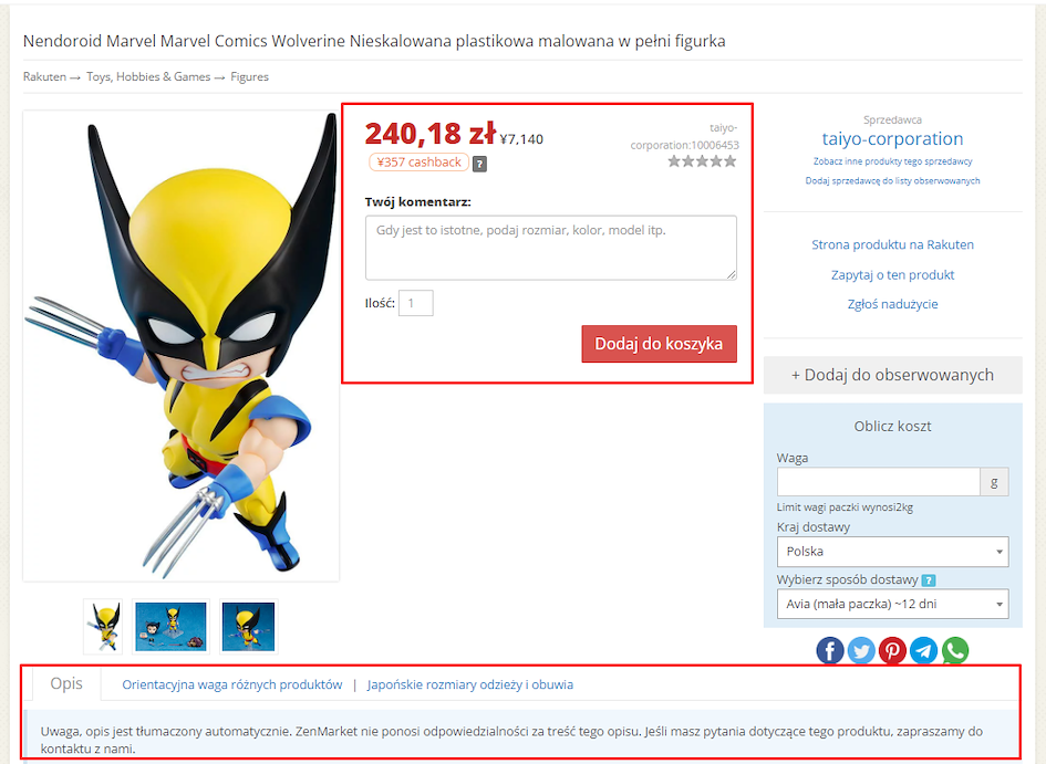 Kupuj łatwo na Rakuten z ZenMarket!