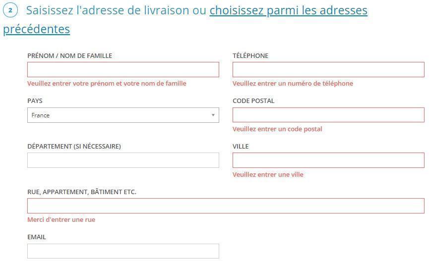 Ajouter une adresse sur ZenMarket