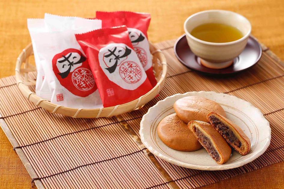 菓子匠 末広庵|達摩來福燒 豆沙餡餅