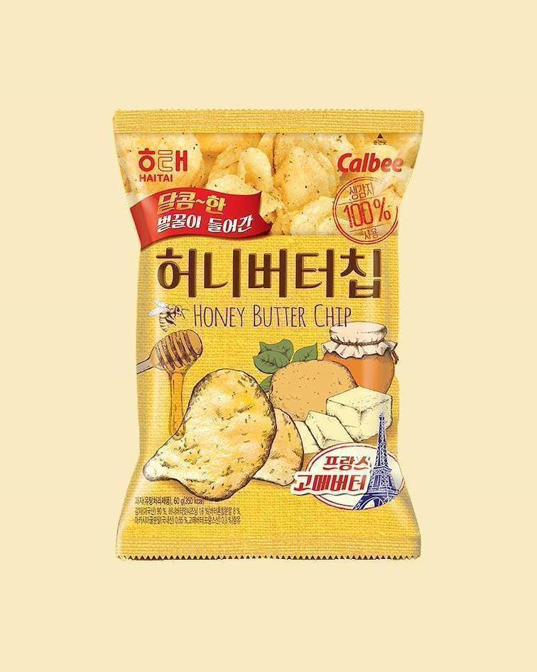 Honey Butter Chips (Чипсы с маслом и с медом) купить на ZenMarket