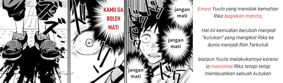 Young Okkotsu Yuuta cursing Rika