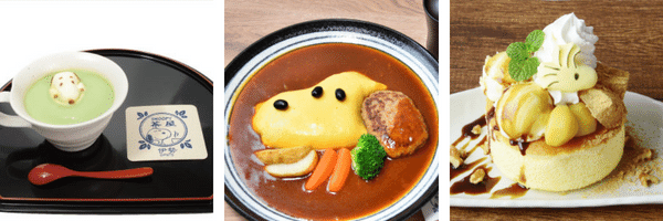 Snoopy Cha-ya menu