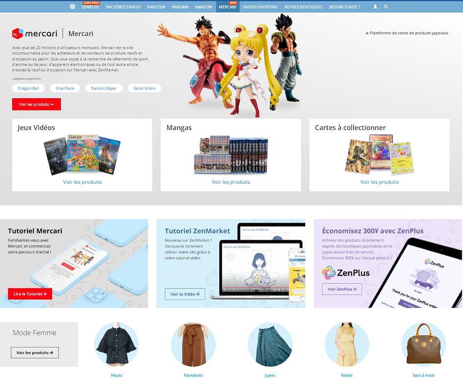 Mercari sur ZenMarket