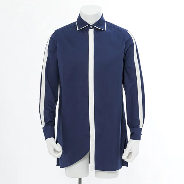 chemise d'été bleue Eugeo