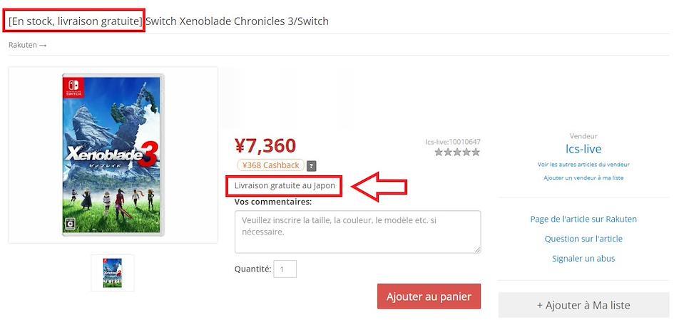 ZenMarket envoi gratuit au Japon