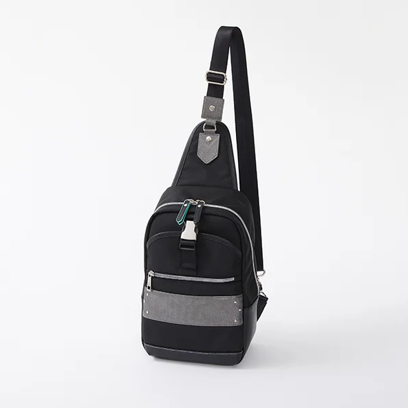 sac banane à dos noir et gris Kirito
