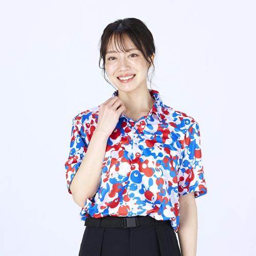 EXPO2025 MIZUNO 脈脈碎花POLO衫