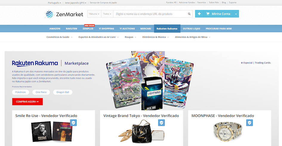 Explore a p&aacute;gina especial do Rakuma na ZenMarket e fa&ccedil;a compras no Rakuma com facilidade!