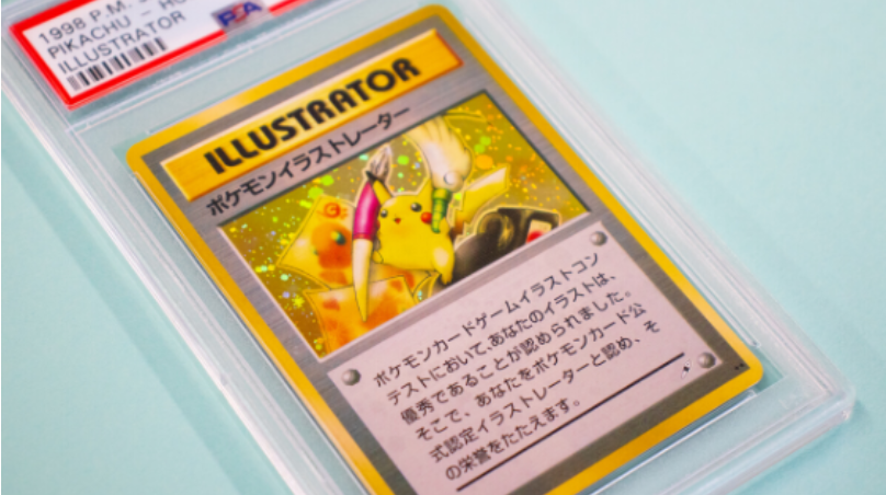 Carte Pok&eacute;mon Pikachu Illustrator plus ch&egrave;re