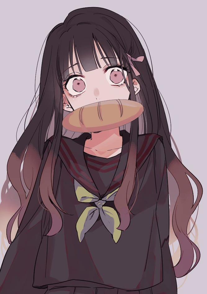 Nezuko with bangs