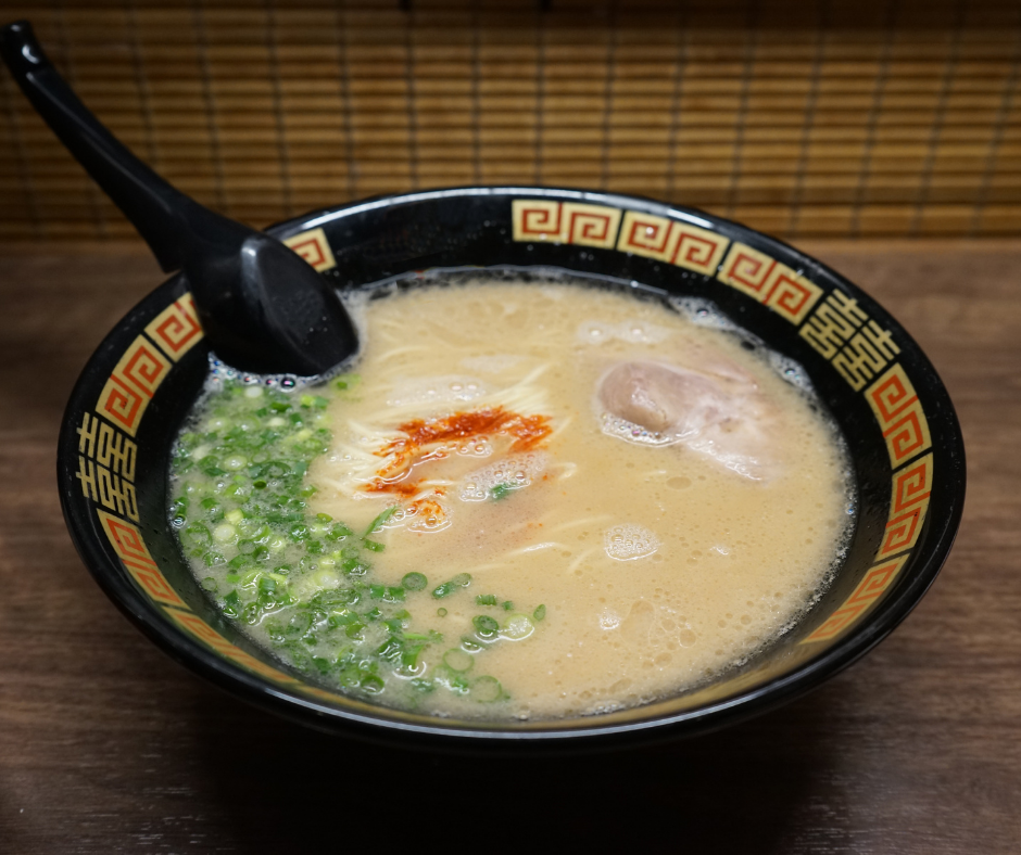 ramen schüssel mit toppings