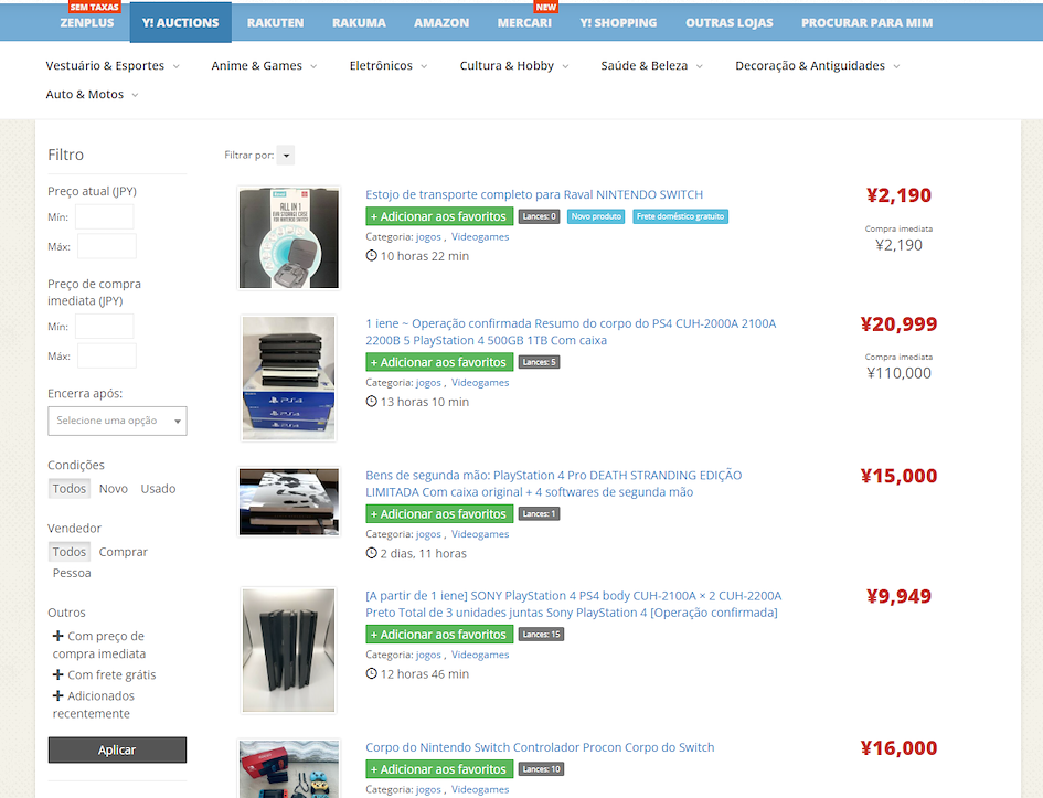 videogames no JDirectItems Auction