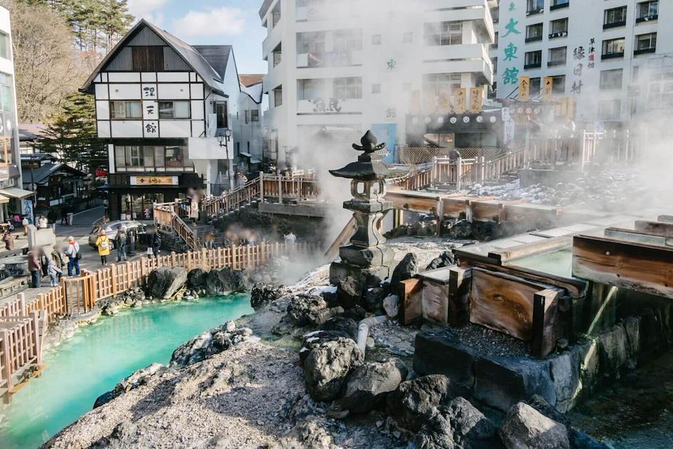 Kusatsu Onsen in Japan