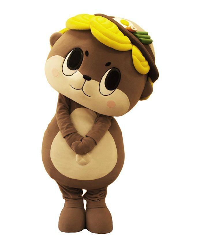 Mascotte japonaise Shinjou-kun en forme de loutre de la ville de Susaki