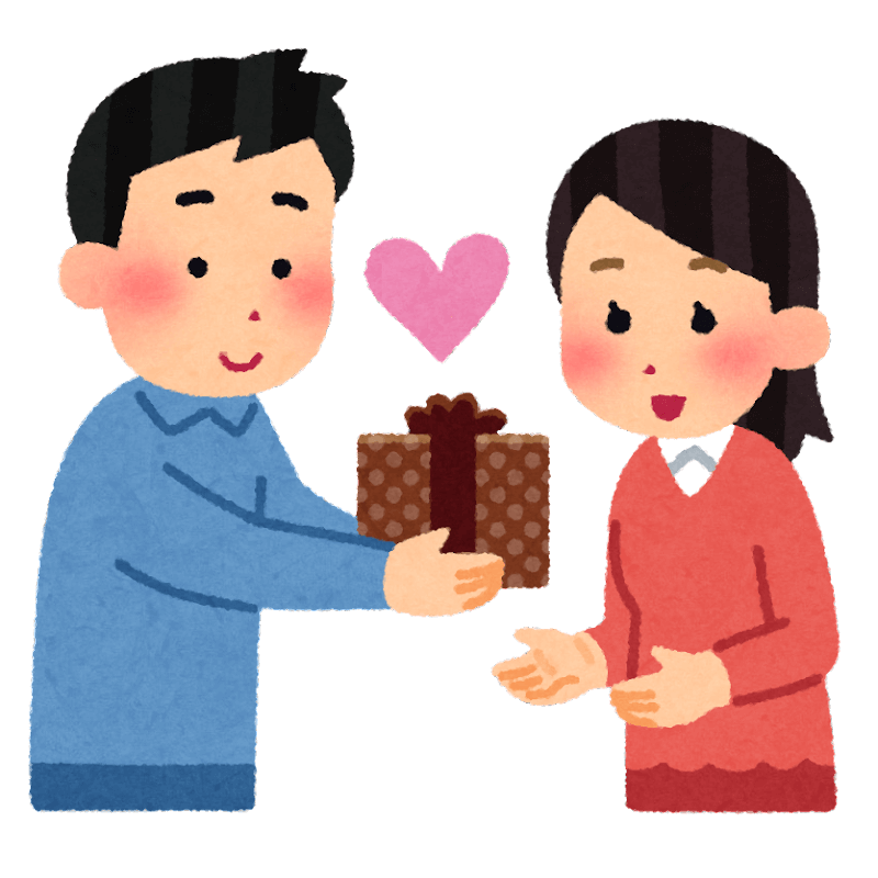 Men give chocolate on White Days in Japan