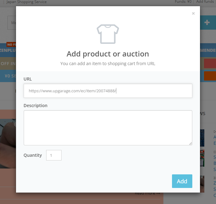 paste url to search bar