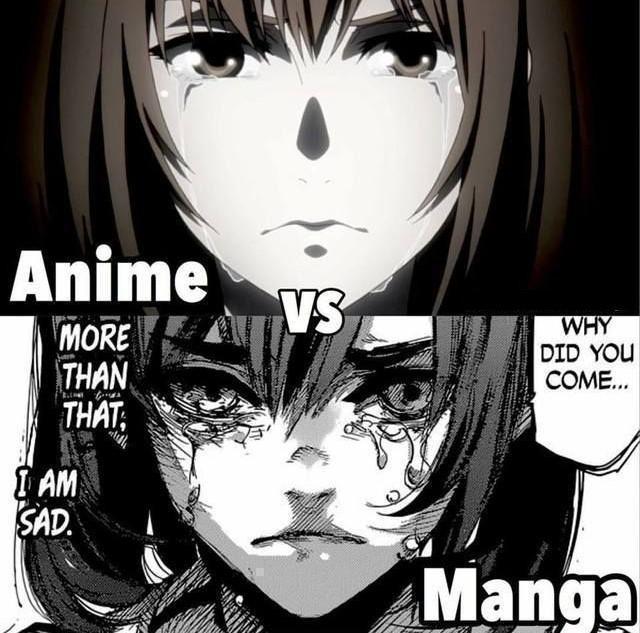 manga vs anime