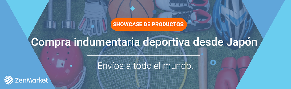Showcase de art&iacute;culos deportivos