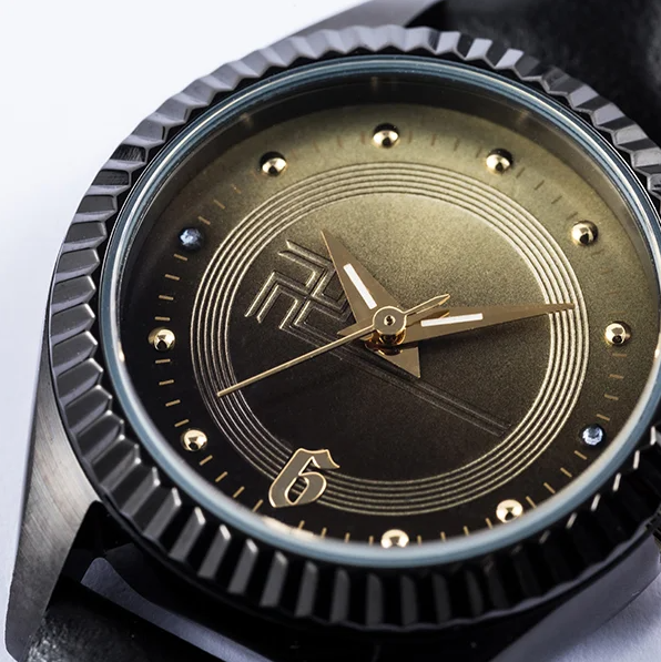 détails cadran montre Manjiro Sano