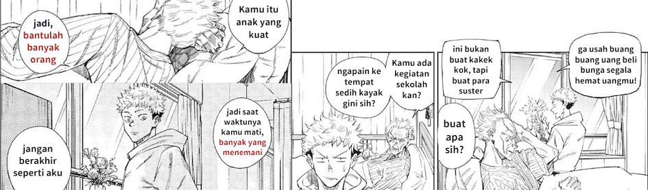 Itadori Wasuke last words to Yuuji