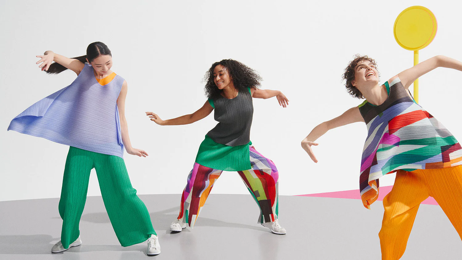Pleats Please collection by Issey Miyake