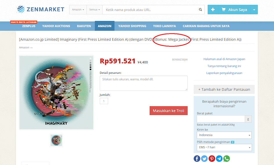 MIYAVI Imaginary LE dengan bonus